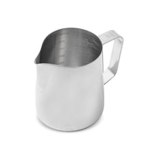 Load image into Gallery viewer, barista basics 12 ounce silver steaming pitcher