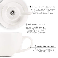 Load image into Gallery viewer, Cappuccino Cup & Saucer (6oz)