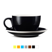 Load image into Gallery viewer, Latte Cup & Saucer (12oz)