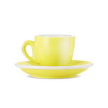 Load image into Gallery viewer, yellow cup and saucer