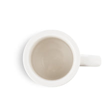 Load image into Gallery viewer, bottom of white diner mug with logo