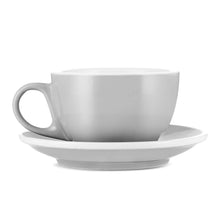 Load image into Gallery viewer, Latte Cups &amp; Saucers (12oz) - Set of 2