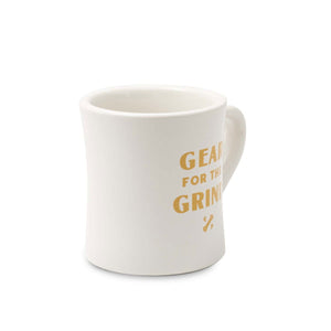 gear for the grind white diner mug