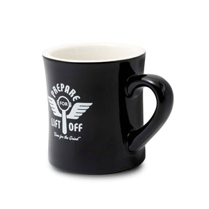 Portafilter Lift Off Diner Coffee Mug (10oz) - Black