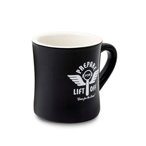 Portafilter Lift Off Diner Coffee Mug (10oz) - Black